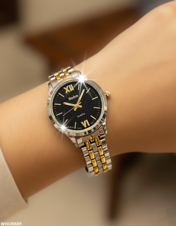 WHL00689 ZWA Round Black Dial Women's Watch - WHL