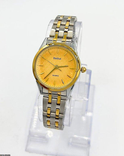 WHL00686 ZWA Round Champagne Dial Women's Watch - WHL