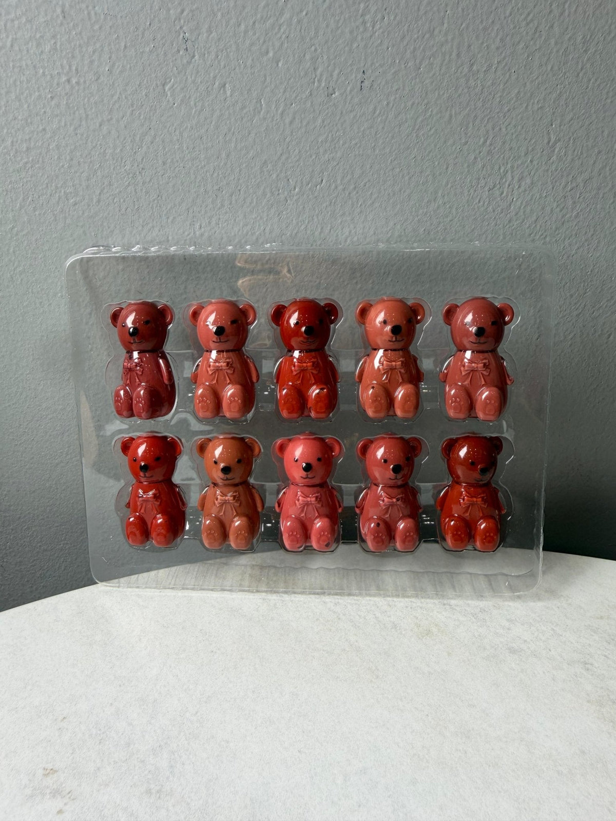 Color Castle Bear Style Matte Lip Gloss 10 in 1 Pack