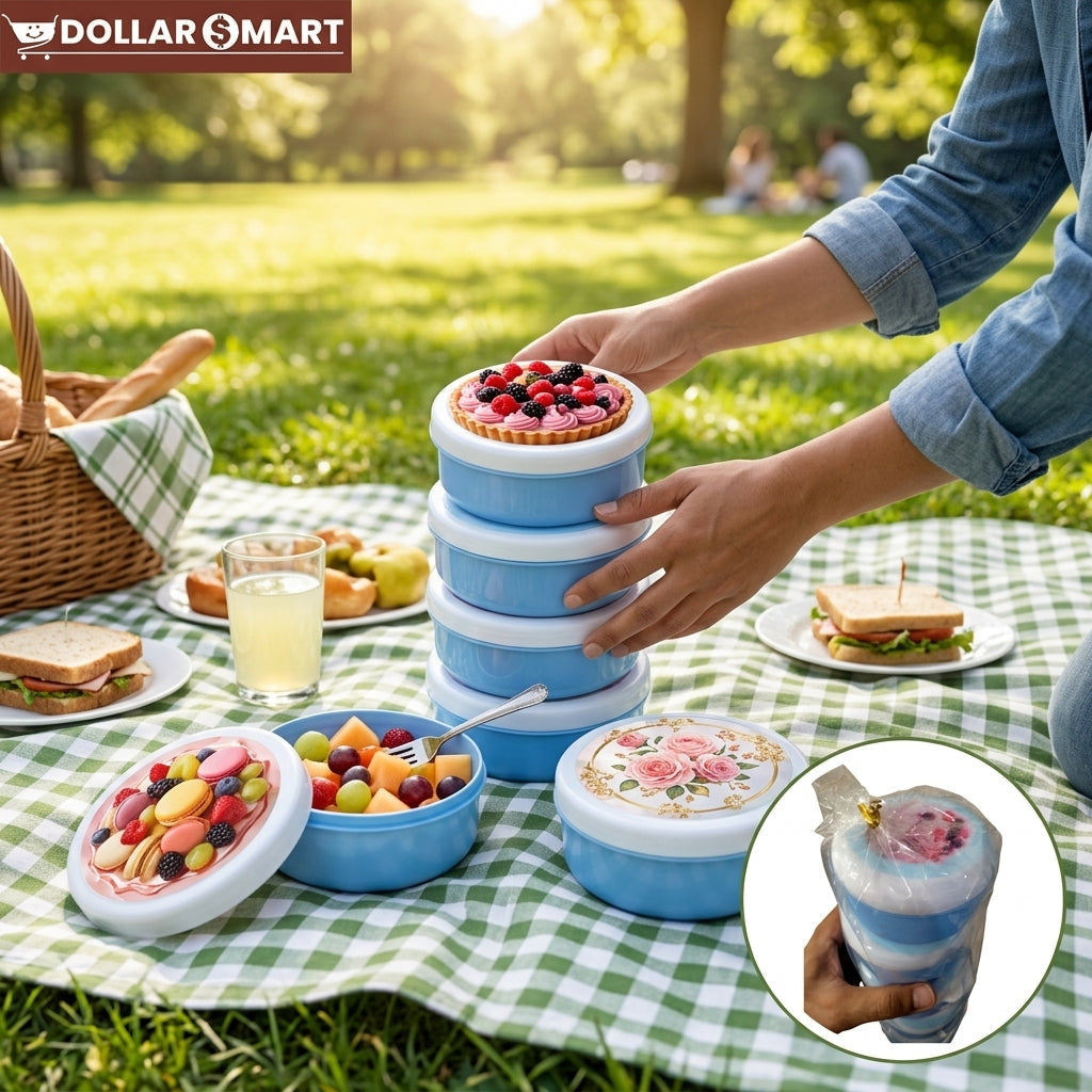 Air Tight Food Container 5pcs