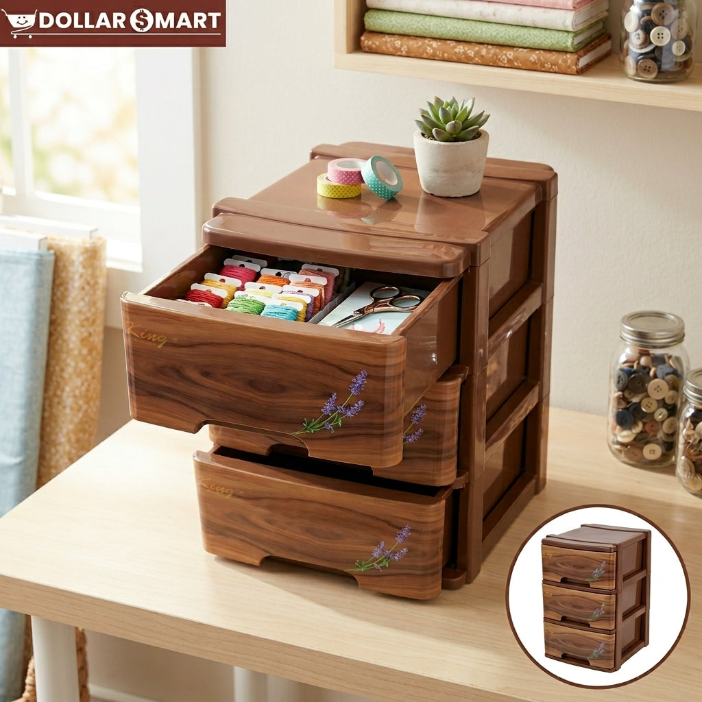 Organizing Storage Drawer 3 Layer