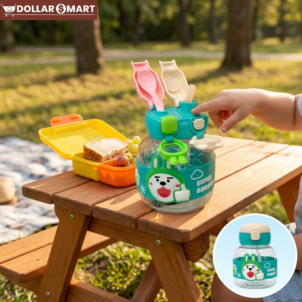Kids Water Bottle Double Head