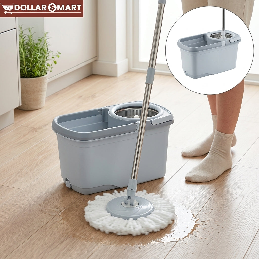 Super Spin Mop With Bucket