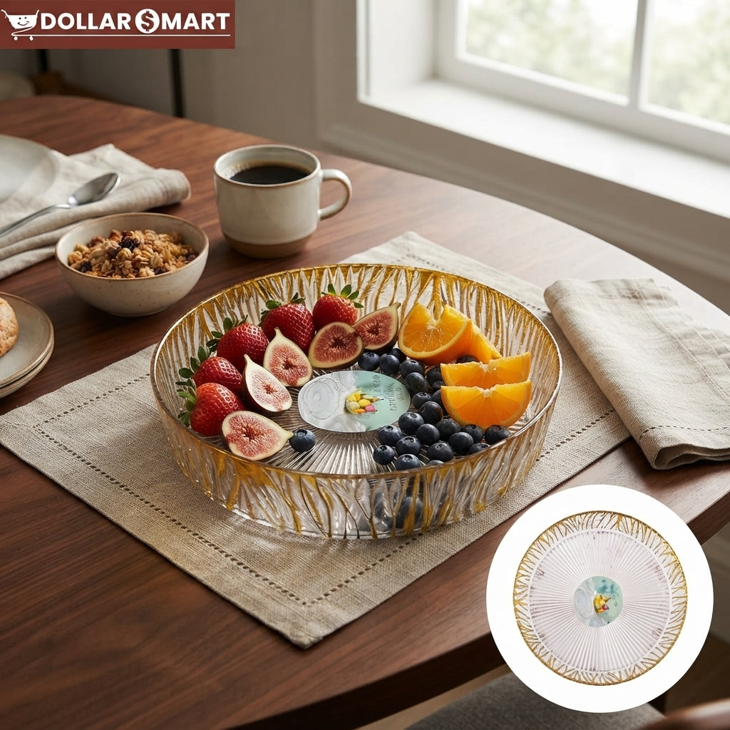 Acrylic Round Tray Deep
