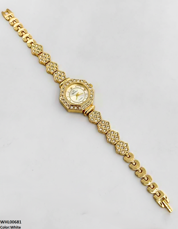 WHL00681 ZWA Round Stone Dial Women's Watch - WHL