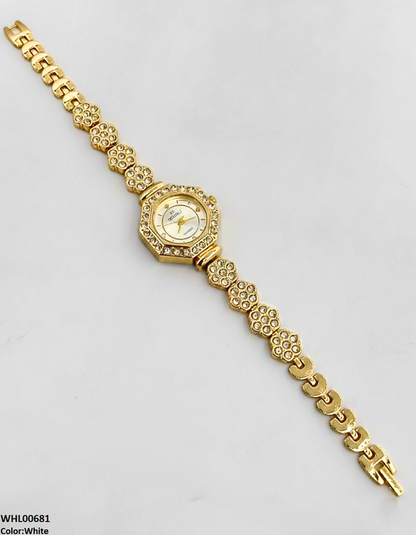 WHL00681 ZWA Round Stone Dial Women's Watch - WHL