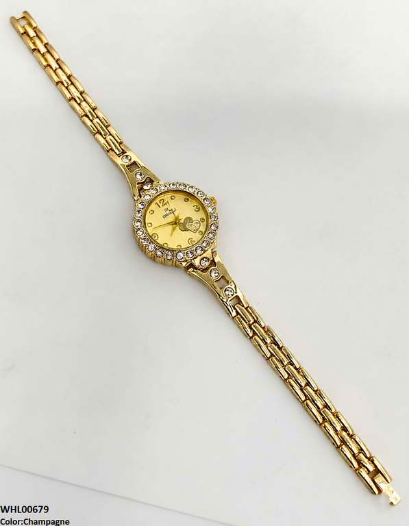 WHL00679 ZWA Round Heart Dial Women's Watch - WHL