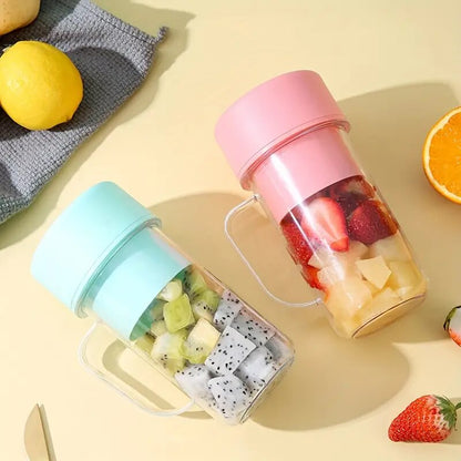 Mug Shaped Portable blender With Straw