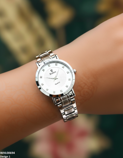 WHL00694 ZWA Round Stone Women's Watch - WHL