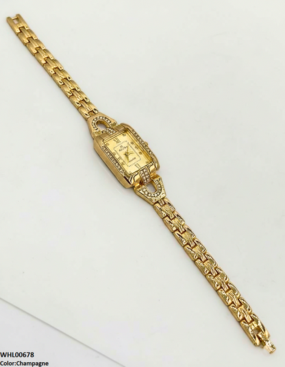 WHL00678 ZWA Rectangle Dial Women's Watch - WHL