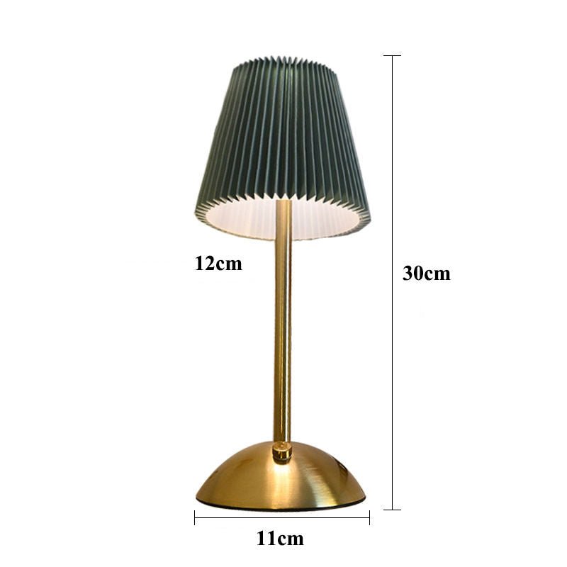 Forest Green Ambient Table Lamp – Rechargeable & Wireless