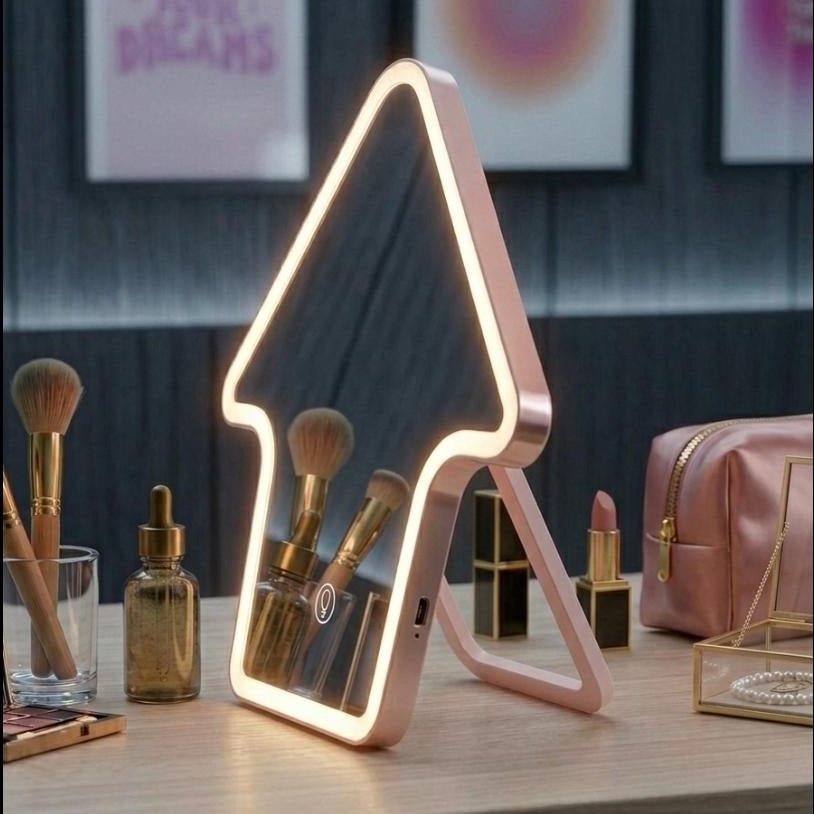 Home Style LED Vanity Mirror | Rechargeable & Completely Wireless