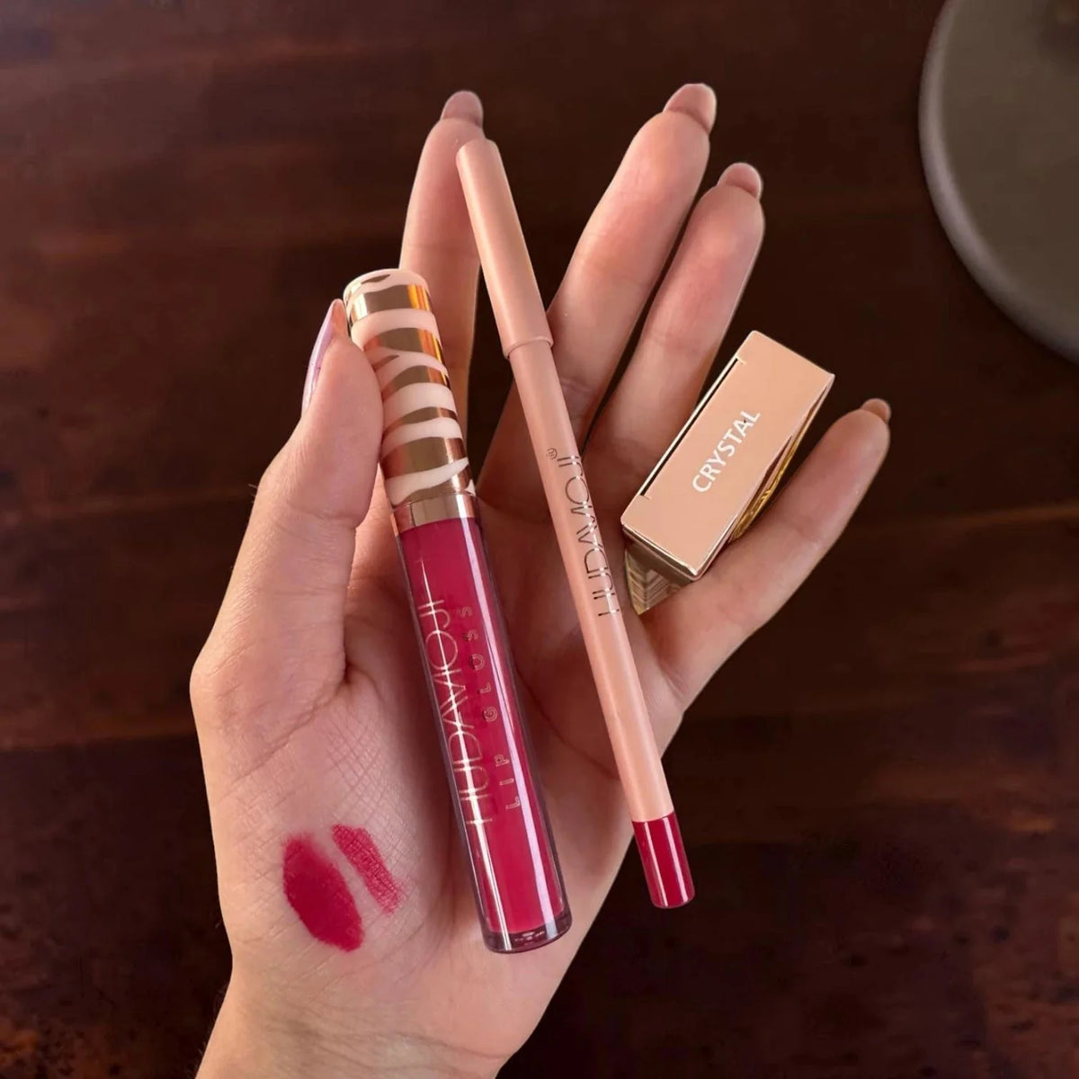 Huda Moji 2 in 1 Lip Liner & Gloss - The Effect Online