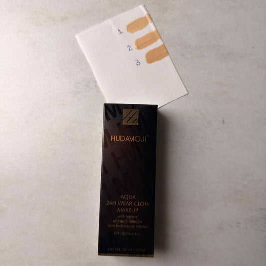 Hudamoji 24H wear glow foundation