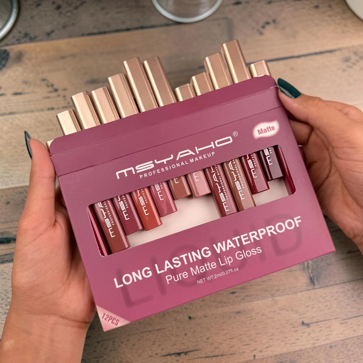 Msyaho Long Lasting Waterproof Matte Lip Gloss