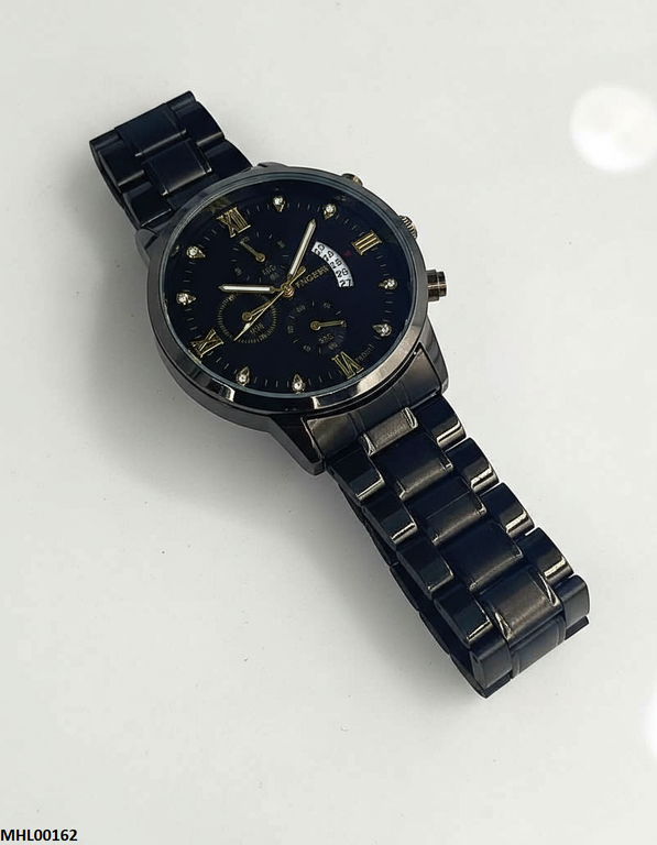 MHL00162 HWR Round Black Digital Men's Watch - MHL