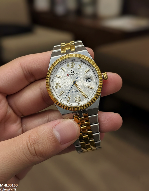 MHL00160 HWR Round Honeycomb Dial Men's Watch - MHL
