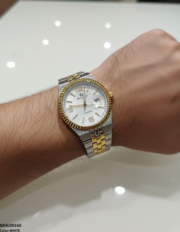 MHL00160 HWR Round Honeycomb Dial Men's Watch - MHL