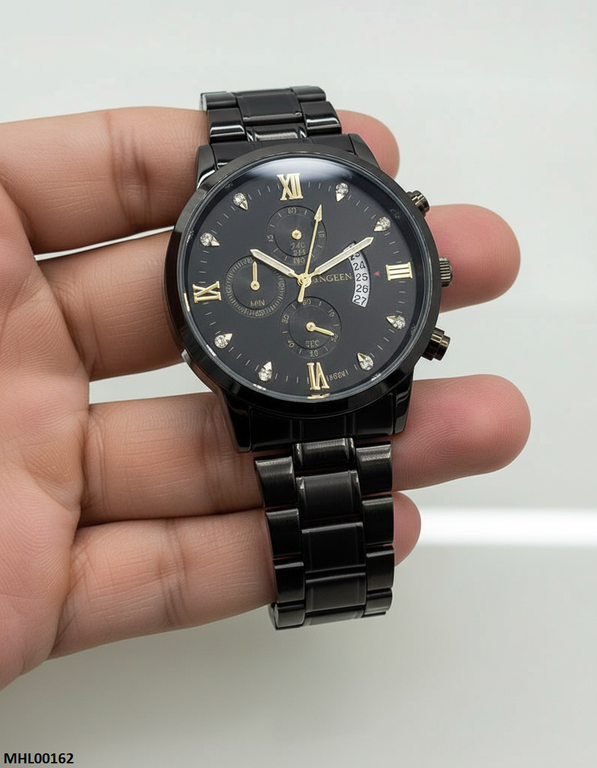 MHL00162 HWR Round Black Digital Men's Watch - MHL