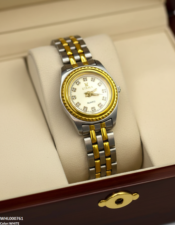 WHL00761 IWA Round Stone Dial Women's Watch - WHL