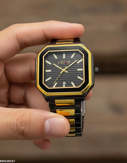 MHL00167 HWR Square Bezel Men's Watch - MHL