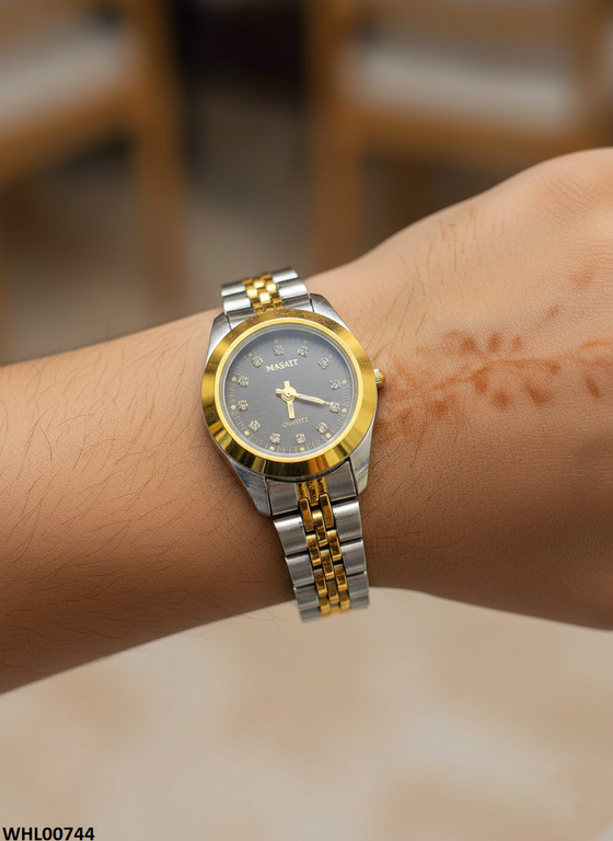 WHL00744 IWA Round Stone Dial Women's Watch - WHL
