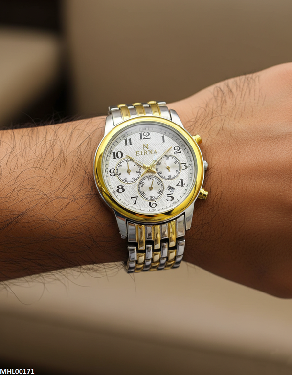 MHL00171 IWA Round Analog Dial Men's Watch - MHL