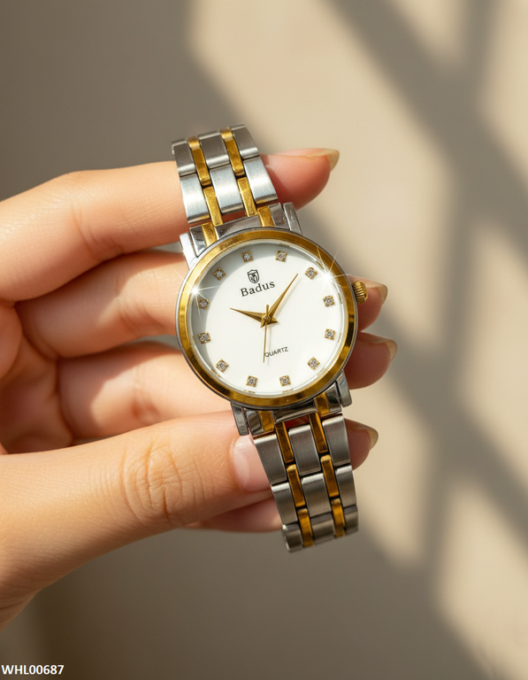 WHL00687 ZWA Round Stone Dial Women's Watch - WHL