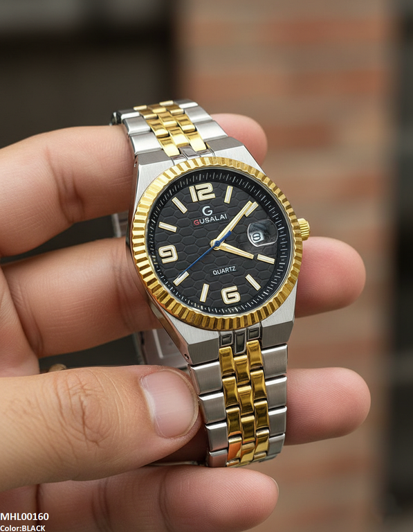 MHL00160 HWR Round Honeycomb Dial Men's Watch - MHL