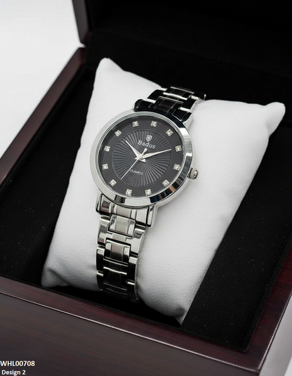 WHL00708 ZWA Round Stone Dial Women's Watch - WHL