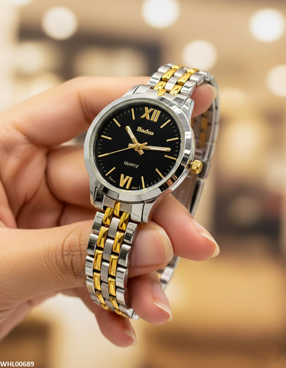 WHL00689 ZWA Round Black Dial Women's Watch - WHL