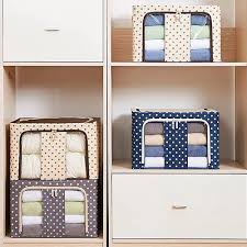Large Size Storage Organizers with Metal Supports Pack of two (Imported)