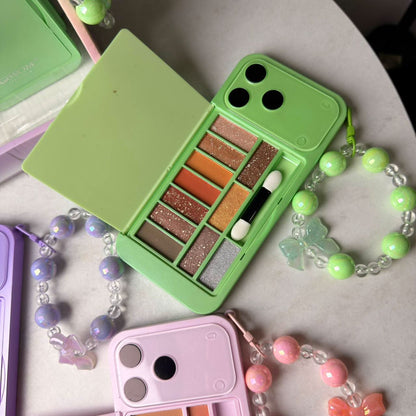 IPhone 17 Pro Max Style Eyeshadow Palette With Hand Band - The Effect Online