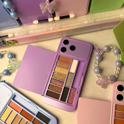 IPhone 17 Pro Max Style Eyeshadow Palette With Hand Band