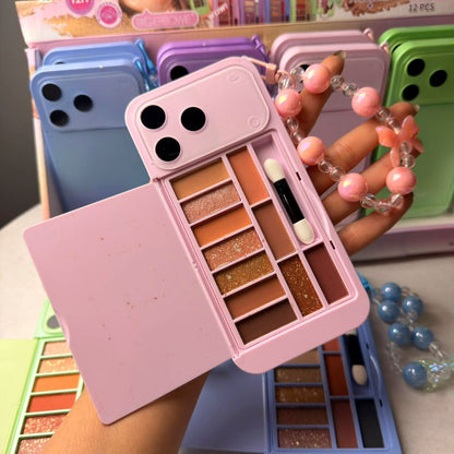 IPhone 17 Pro Max Style Eyeshadow Palette With Hand Band - The Effect Online