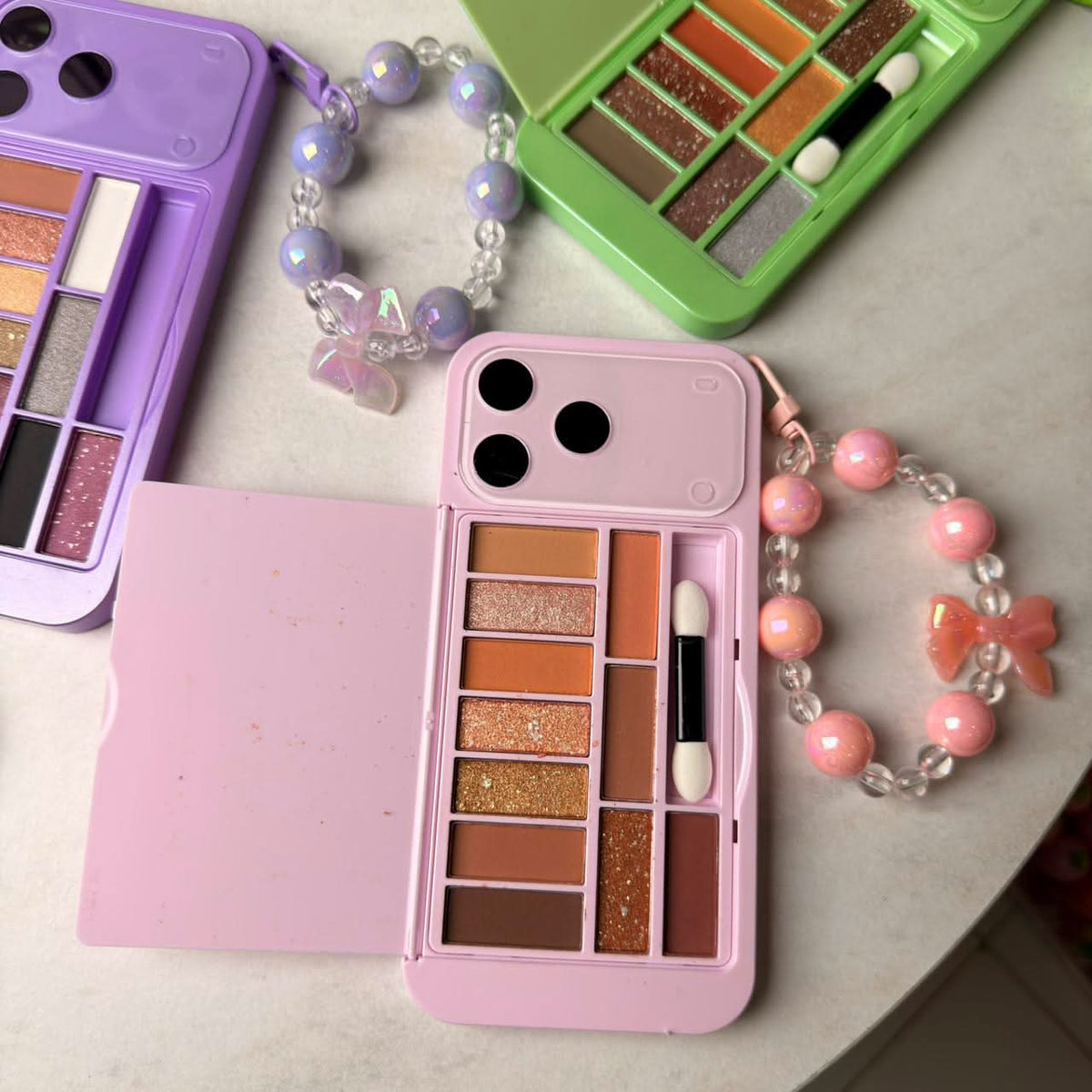 IPhone 17 Pro Max Style Eyeshadow Palette With Hand Band