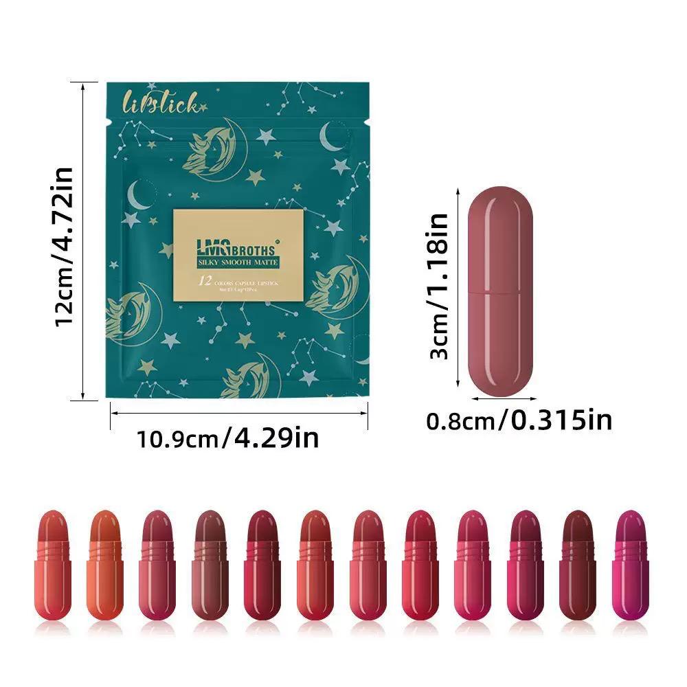 LMG Broths 12 in 1 Capsule Lipstick Set