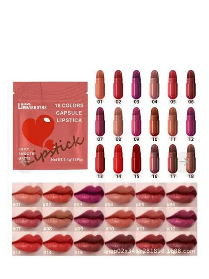 LMG Broths 18 Capsule Lipsticks Pack