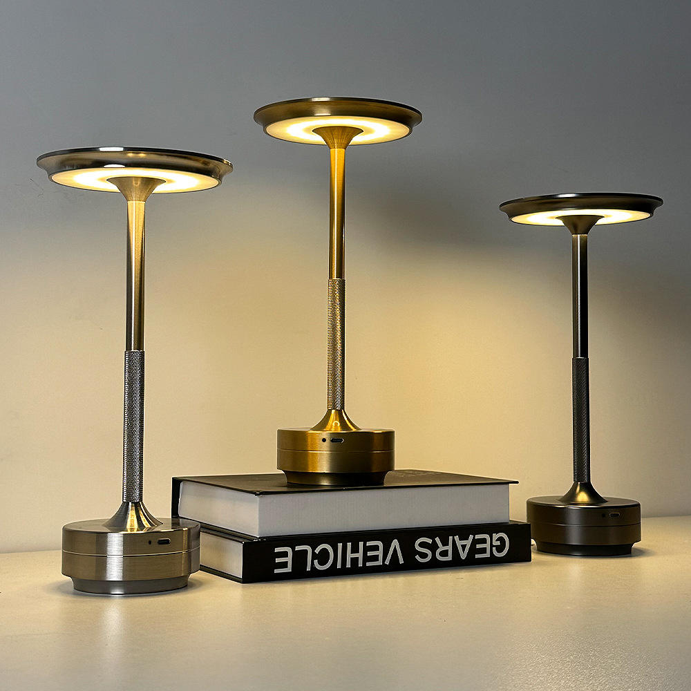 Luxury Rechargeable LED Touch Lamp - Premium Metal Body