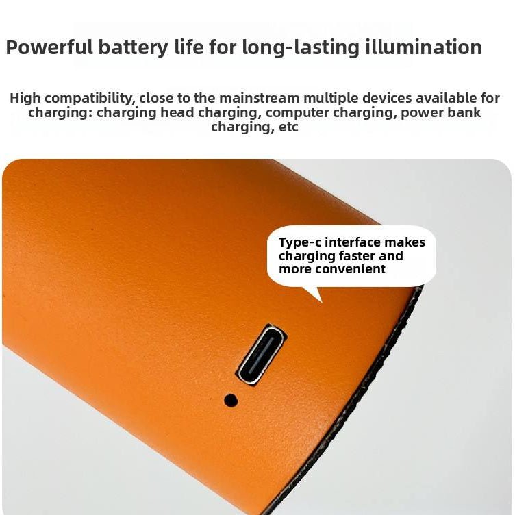 Minimalist Cordless LED Study Lamp – USB Rechargeable & Touch Control