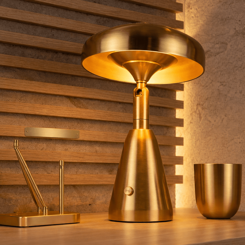 Minimalist & Modern Decor Lamp -  Premium Metal Body