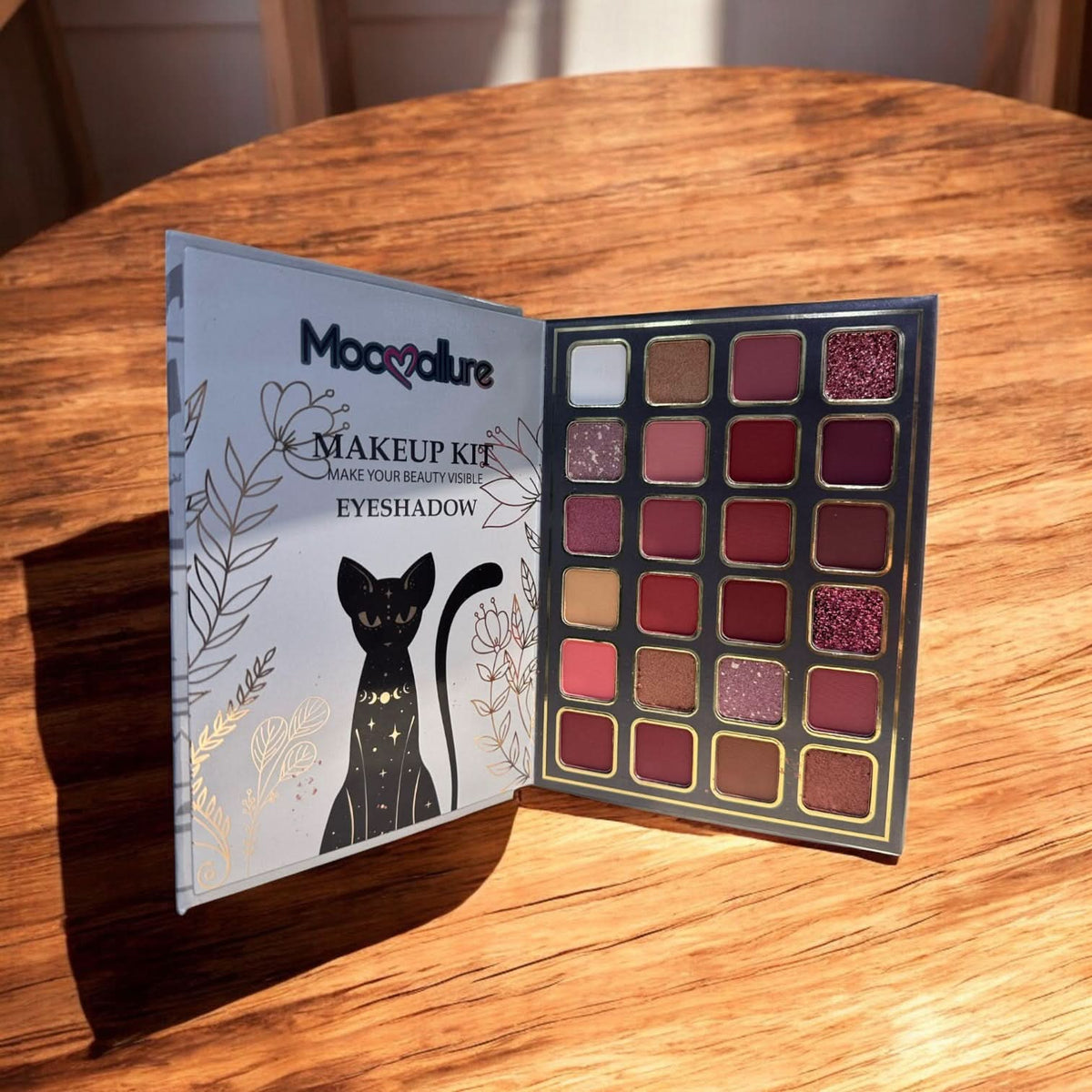 MOCALLURE 5 PAGES ALL IN ONE MAKE-UP BOOK PALETTE (Black Version)