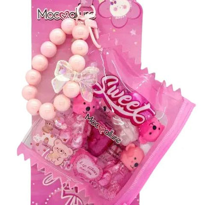 Mocallure Sweet Teddy Bear Lip Gloss 5 in 1