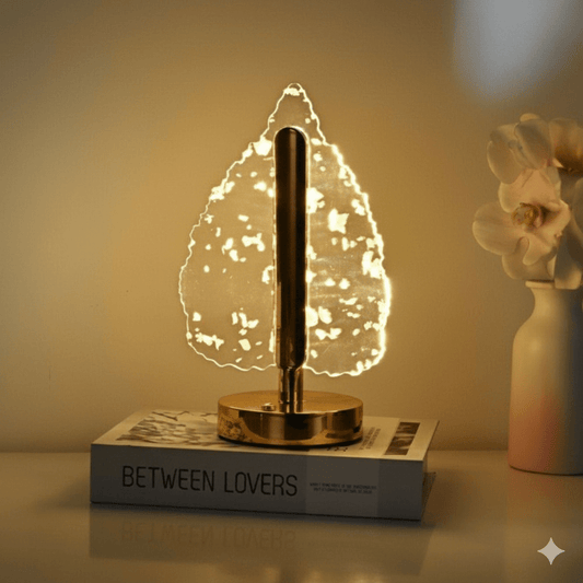 Modern Leaf-Shape LED Table Lamp – Decorative Ambient Accent Light