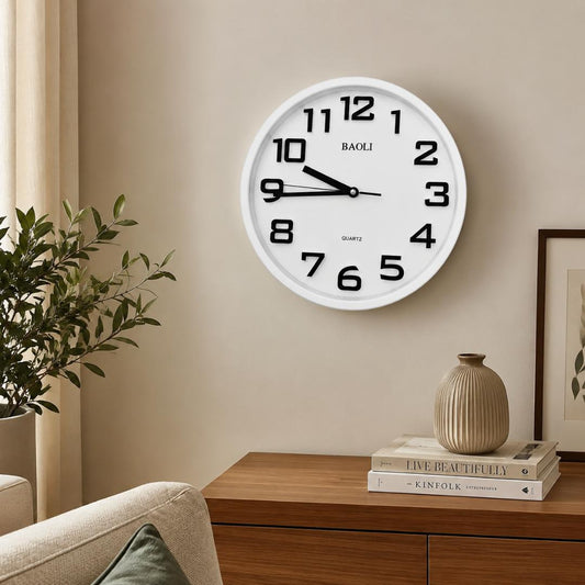 Modern Minimalist Round Wall Clock