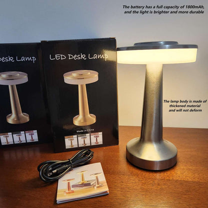 Modern Touch Table Lamp – Metallic Finish