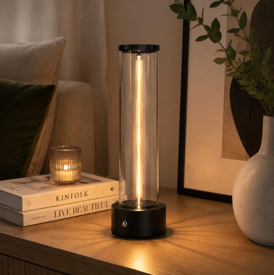 Quantum LED Night Lamp – Magnetic, Rechargeable & Touch-Sensor