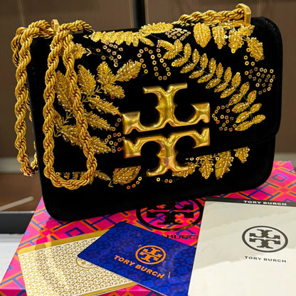 Tory Burch Eleanor Embroidered Velvet- Box Packing