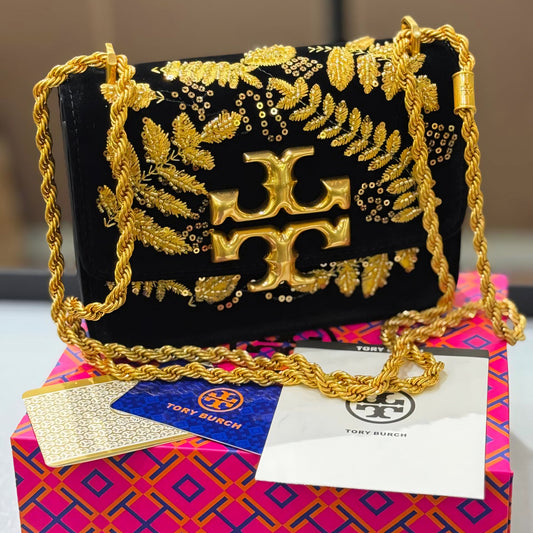 Tory Burch Eleanor Embroidered Velvet- Box Packing