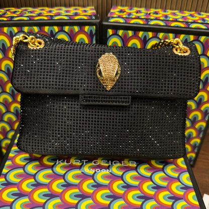 Kurt Geiger London Mini Crystal Kensington Bag Box Packing
